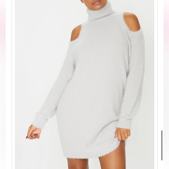 Fuzzy sweater dress - Picture 1 of 3